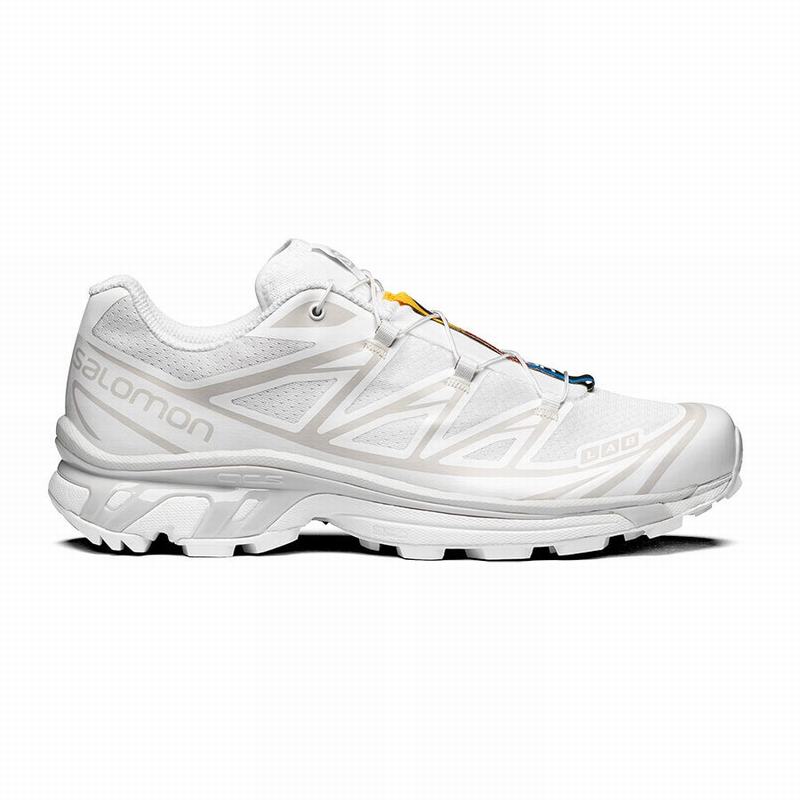 Zapatillas Trail Running Salomon Hombre Blancas - Salomon Argentina XT-6 ,317589-QPS